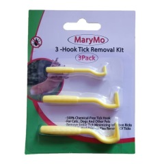 Pet Tick Removal Tool 3 Piece Set Lice Remover Flea Tick Hook Pet Lice Catcher