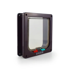 Acrylic Controllable Cat Door Cats Hole Dog Hole Doorway Pet Supplies Accessories Suitable for Wooden Doors and Glass Doors