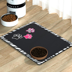 Pet food mats