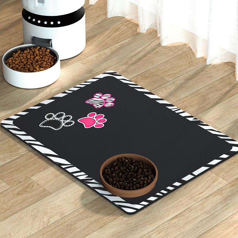 Pet food mats