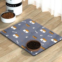 Pet food mats