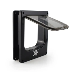 Cat Flap Door  Durable Indoor/Outdoor Pet Door for Cats & Small Dogs  Weatherproof Easy Install