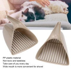 / Set Cat Litter Boxes Shovel Cleaning Tool Cat Toilet Plastic Shovel Scoop with Handle Cat Litter Shovel Shovel with Handle