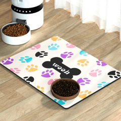Pet food mats