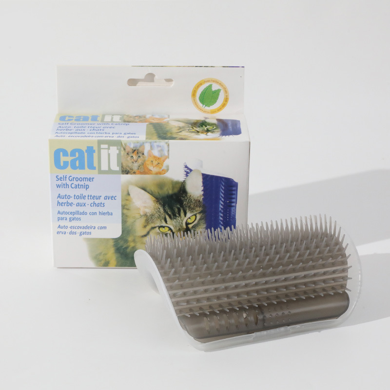 Cat Scratcher Massager for Cats Scratching Pets Brush Remove Hair Comb Grooming