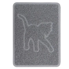 Hot Sale PVC Pet Door Mat Solid Pattern Dust Removal Foot Mat Plastic Cat Litter & Toilet Mat for Dogs
