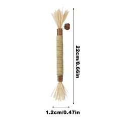 Cat Toys Cleaning Teeth Silvervine Chew Stick Pet Snacks Sticks Natural Stuff with Catnip for Kitten Catnip Teasing Chew Toys
