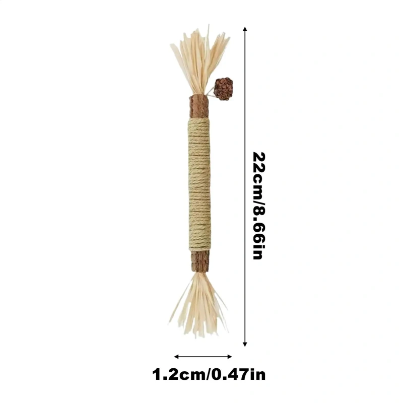 Cat Toys Cleaning Teeth Silvervine Chew Stick Pet Snacks Sticks Natural Stuff with Catnip for Kitten Catnip Teasing Chew Toys