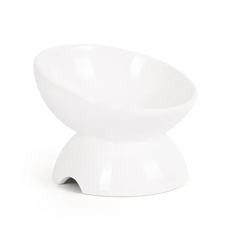 CLEARANCE SALE-Ceramic Bowl Gradient Pet Food Water Feeders Small Dogs Drinking Eating Supplies Raised Tilted Cats Feeding Bowl