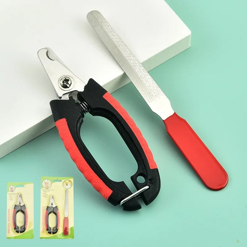 Stainless Steel Pet Grooming Scissors Dog & Cat Supplies Animal Trimmers & Nail Files Claw Cutters for Pet Nail Care