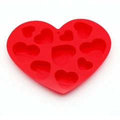English Love Heart Shape Silicone Molds For Diy Candy Chocolate Soap Moulds Fondant Cake Decorating Tools Kitchen Bakeware M028