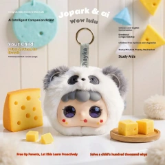 Interactive Doubao AI Plushie with Sensory Lights and Sounds Emotional Support Stuffed Doll for Children Girls