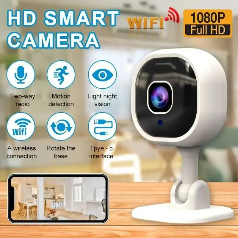 A3 High-definition Home Security Camera, Wireless WiFi Night Vision, 360 Degree Rotating Two-way Intercom Monitoring Camera