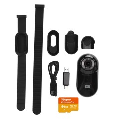 Pet Collar Camera  USB Electronic Stabilisation 2.4G Wireless Fidelity Wearable Video
