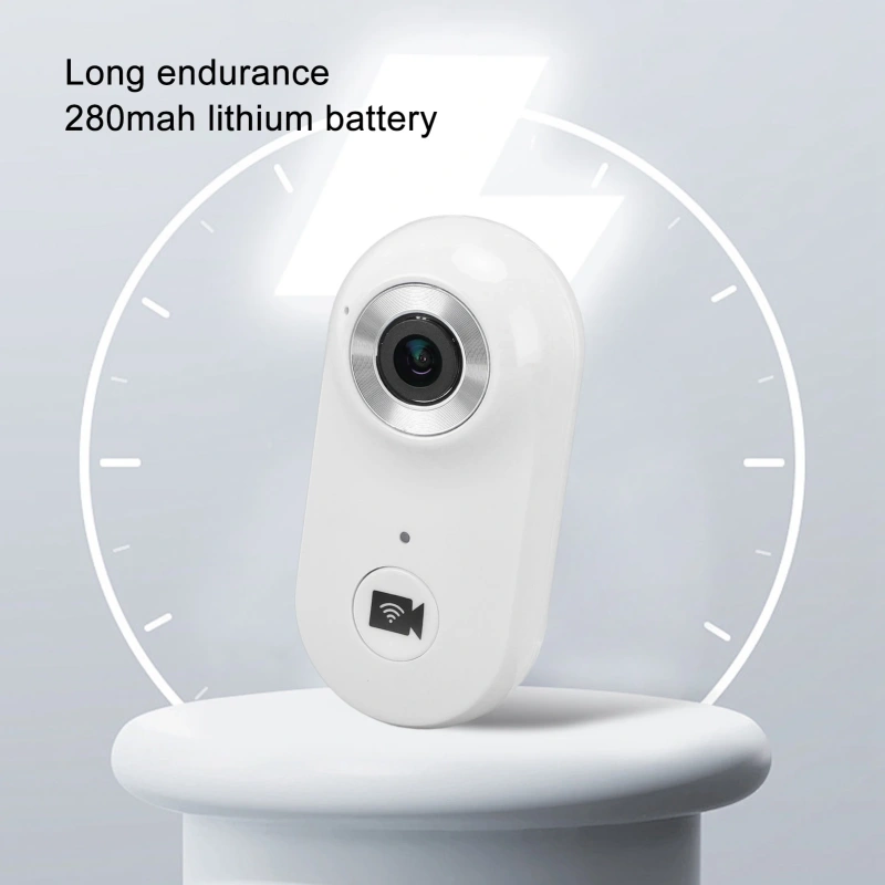 Pet Collar Camera  USB Electronic Stabilisation 2.4G Wireless Fidelity Wearable Video Recorder with APP for Outdoor Sports