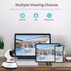 V380 Wireless Surveillance Camera Home Wifi Network Intelligent High Definition Indoor Probe Monitor PTZ Shaking Head Machine