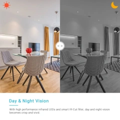 V380 Wireless Surveillance Camera Home Wifi Network Intelligent High Definition Indoor Probe Monitor PTZ Shaking Head Machine