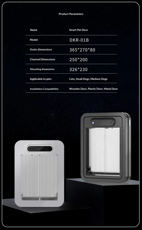 Wholesale Smart AI Pet Door with Camera | App Controlled Cat & Dog Door with Facial Recognition for Home Use