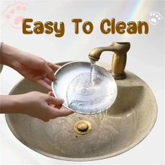Stainless Steel Cats Dog Bowl Dishwasher Safe Pet Dishes For Indoor Outdoor Use 594C