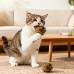 Hot Selling Interactive Smart Pet Toy Funny Feather Colorful Ball for Cats Movement Toy