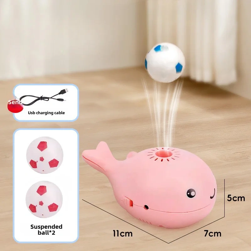 Cat Electric Toy Portable Floating Ball Cat Toys USB-powered Kitten Interactive Playing Ball Toys Cartoon Training Toy For Cat