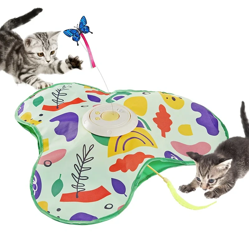 Smart Cat Toys Thermal Sensing Should Start Automatically Electric Cat Hunting Game Cover Rotation Self Fun Relieving Boredom