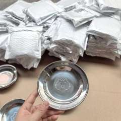 Stainless Steel Cats Dog Bowl Dishwasher Safe