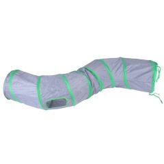 Pet Toys Quality Cat Tunnel with Play Ball Rainbow Tunnel Interactive 2 Ways Collapsible Cat Tube