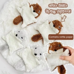 1PCS Funny Little Flying Squirrel Cat Toys For Interactive Bite Resistance Puppy Kitty Toy Squeak Pet Supplies