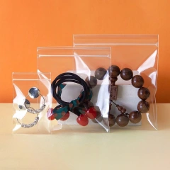 TETP Transparent PP Ziplock Bags Thicken Moistureproof Anti-Oxidation Jewelry Ring Earrings Bracelet Gift Storage Pouches