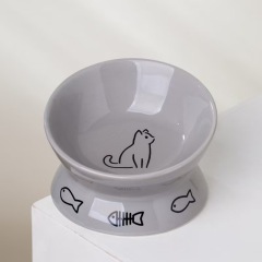 Ceramic cat bowl