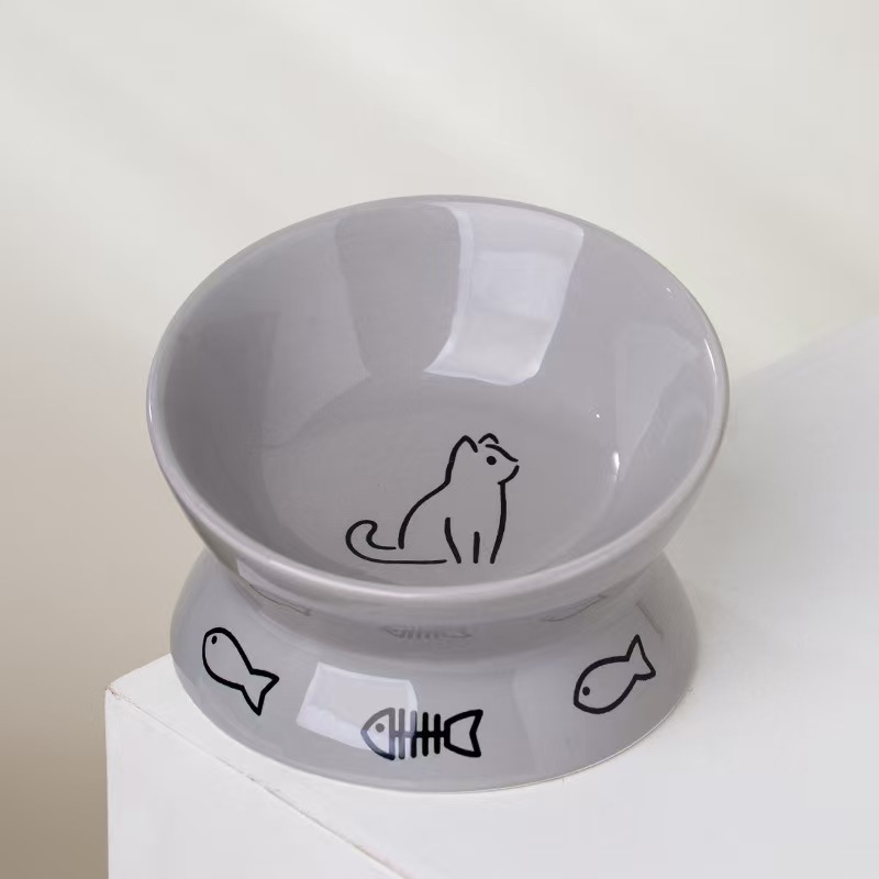 Ceramic cat bowl