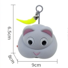 1Pcs Cat Dog Toy Self Playing Light Up Sound Electric USB Mouse Pet Killing Time Safety Material Cute Release Nature