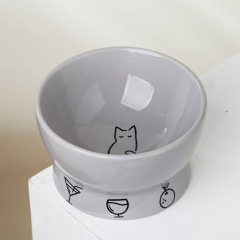 Ceramic cat bowl