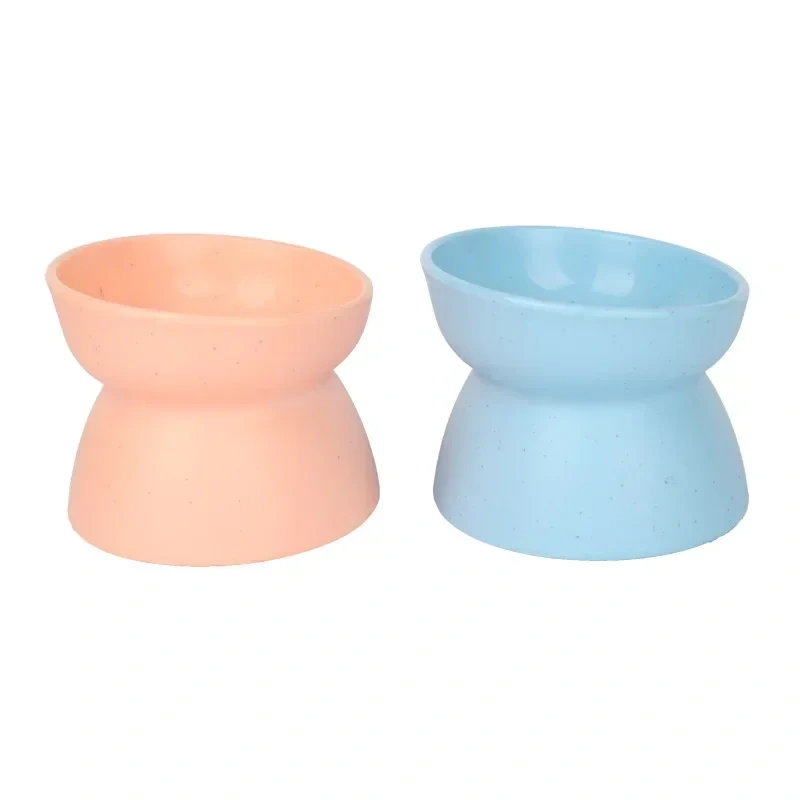 Cat Bowl Pet Tall Bowl Dog Bowl Protection Cervical Vertebra Cat Rice Water Feeding Oblique Drinking Water Pet