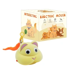 1Pcs Cat Dog Toy Self Playing Light Up Sound Electric USB Mouse Pet Killing Time Safety Material Cute Release Nature