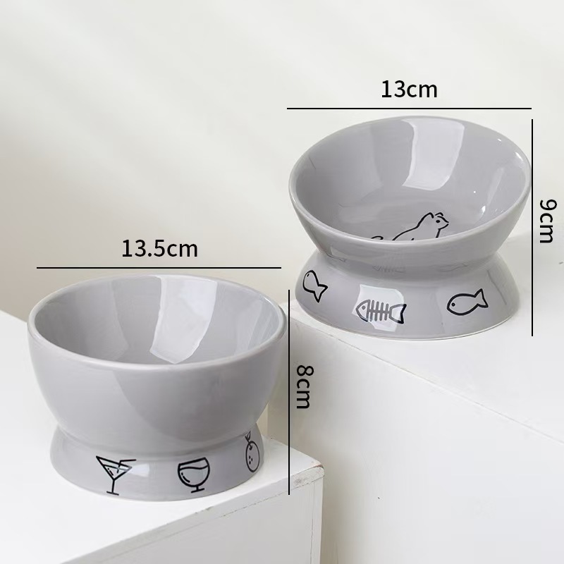 Ceramic cat bowl