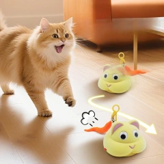 1Pcs Cat Dog Toy Self Playing Light Up Sound Electric USB Mouse Pet Killing Time Safety Material Cute Release Nature