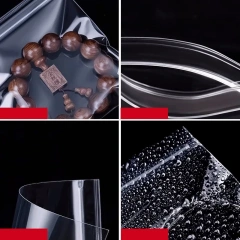 TETP Transparent PP Ziplock Bags Thicken Moistureproof Anti-Oxidation Jewelry Ring Earrings Bracelet Gift Storage Pouches