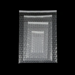 100pcs Self-sealing Plastic Shockproof Bag Clear Bubble Foam Packing Bags Double Film Cushioning Bag Envelope Packing