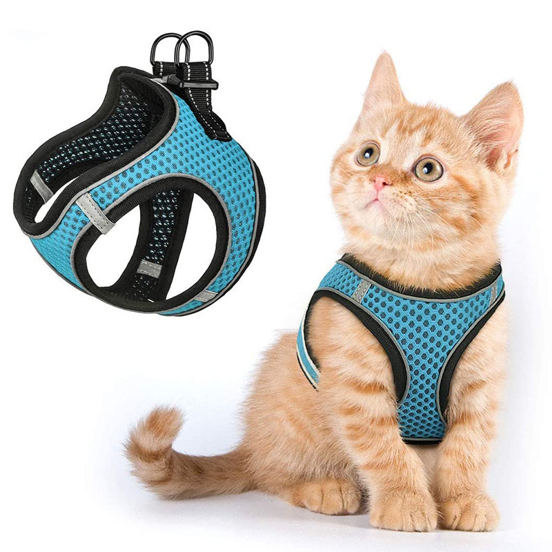 Harnesses Adjustable Reflective Leash Breathable Durable Nylon Harness Vest