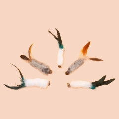 2pcs Cat Chew Toys Interactive Molar Natural Rabbit Hair Toys Gall Fruit Cat Teaser Toy Clean Mouth Pet Toy Pet Supplies