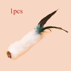 2pcs Cat Chew Toys Interactive Molar Natural Rabbit Hair Toys Gall Fruit Cat Teaser Toy Clean Mouth Pet Toy Pet Supplies