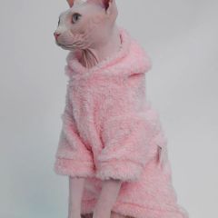 Autumn winter thick for cat Sphinx Clothing hairless cat clothes