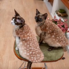 Luxury Faux Fur Winter Clothes for Cats - Warm and Stylish