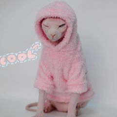 Autumn winter thick for cat Sphinx Clothing hairless cat clothes