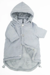 Winter Double Layer Thickened Warm Coat for Hairless Cats, Windproof and Warm Cat Jacket for Sphynx and Devon Rex