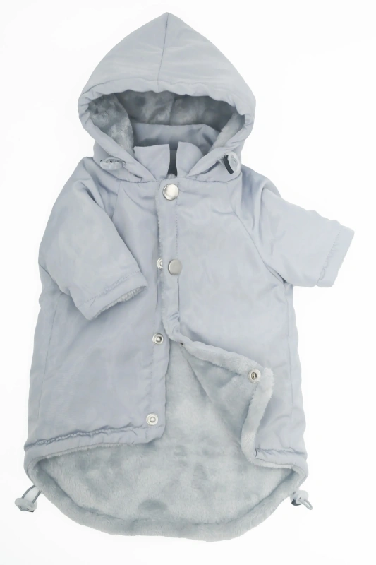 Winter Double Layer Thickened Warm Coat for Hairless Cats, Windproof and Warm Cat Jacket for Sphynx and Devon Rex