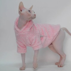 Autumn winter thick for cat Sphinx Clothing hairless cat clothes