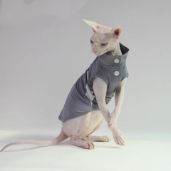 Sunproof Cooling Breathable UV Protection Thin Clothes for Sphynx Devon Rex Abyssinian Cats